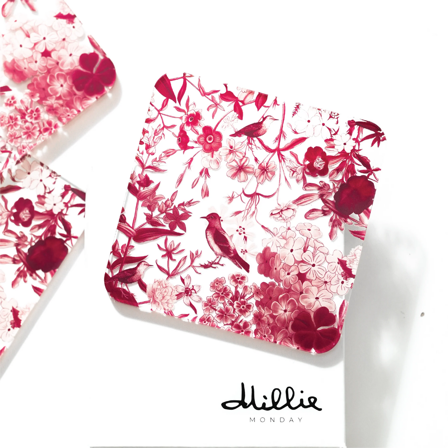 My Fair Artisan Singapore Millie Ruby Acrylic Coaster