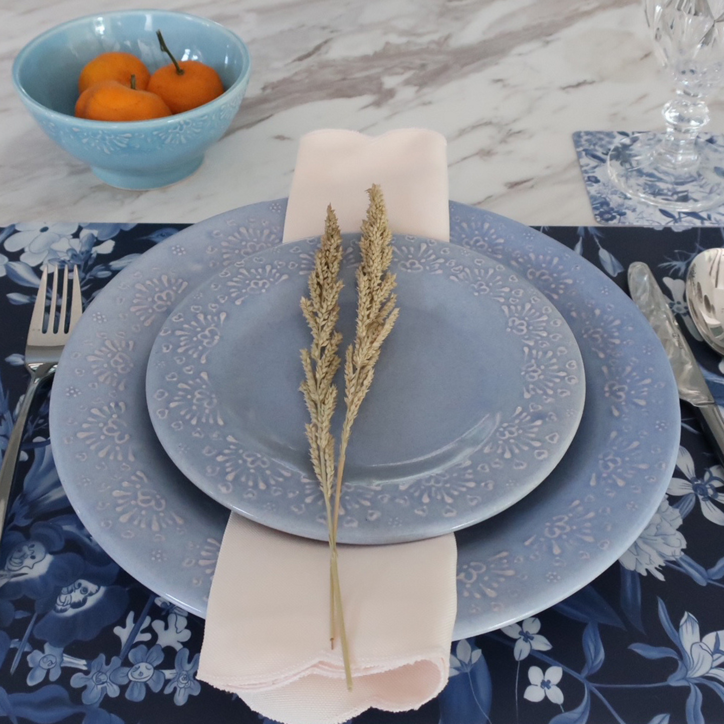My Fair Artisan Singapore Millie Sapphire Placemats Set of 4