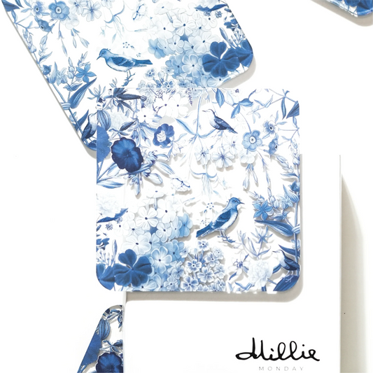 My Fair Artisan Singapore Millie Sapphire Acrylic Coaster